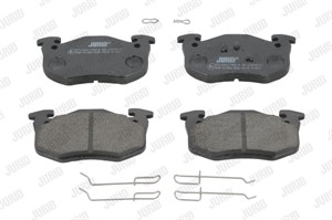 Bromsbeläggsats, Bakaxel, CITROËN,PEUGEOT,RENAULT, 1617247980, 172201, 425042, 425071, 425104, 425146, 425148, 425196, 425197, 425256, 4