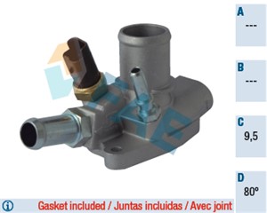 Termostat, kylvätska, ABARTH,ALFA ROMEO,FIAT,LANCIA, 55208964