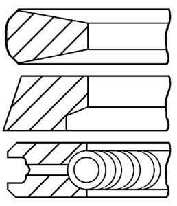 Kolvringar, kit, FIAT,IVECO,OPEL, 99482118