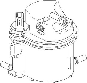 Bränslefilter, CITROËN,FORD,MAZDA,PEUGEOT,TOYOTA, 1 148 119, 1 152 193, 1 334 772, 1 383 736, 1 484 409, 1 489 328, 1 575 032, 1 671 655