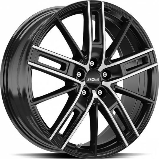 Ronal R67 Jet Black Front Cut 8,5/20 5/108 ET40 B76