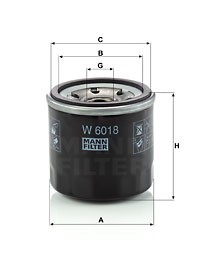 Oljefilter, MAZDA, PE01-14-302, PE01-14-302A 9A, PE01-14-302A, PE01-14-302B 9A