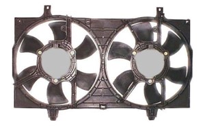 Fläkt, kylare, NISSAN ALMERA II, ALMERA Hatchback II, ALMERA TINO, PRIMERA, PRIMERA Hatchback, PRIMERA Kombi, 0K77010235, 0K77010235A, 0
