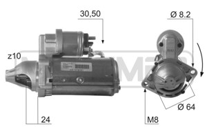 Startmotor, CHEVROLET,OPEL,VAUXHALL, 12 02 209, 55 217 672, 55 564 491, 55221292, 55564491, 62 02 071, 62 02 083, 62 02 099, 62 02 105,