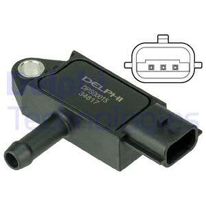 Sensor, avgastryck, DACIA,INFINITI,NISSAN,OPEL,RENAULT,VAUXHALL, 22770-00Q0A, 22771-1FE0A, 4406819, 8200 741 321, 95515330