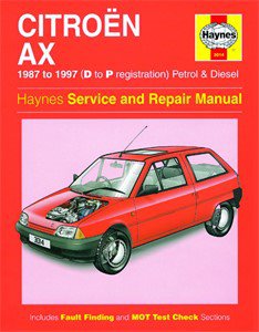 Haynes Reparationshandbok, Citroën AX Petrol & Diesel, Universal