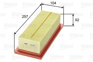 Luftfilter, FIAT DUCATO Flak/chassi, PUNTO, LANCIA Y, PIAGGIO APE, 1137605, 71736125, 7782629, 98F196AA, PC649