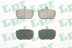 Bromsbeläggsats, Framaxel, ALFA ROMEO,DAF,FORD,IVECO,LAND ROVER,LDV, 1571570, 1571571, 1571572, 1642643, 4431470, 5015935, 5018908, 5022