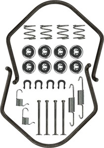 Tillbehörssats, bromsbackar, Bakaxel, TOYOTA STARLET, TERCEL, TERCEL Sedan, 04106-38000, 04406-38000, 410638000, 440638000