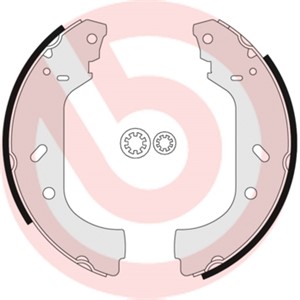 Bromsbackar, sats, Bakaxel, CITROËN,FIAT,LANCIA,PEUGEOT, 4241H7, 4241K6, 77362451, 9404242328, 9566949580, 9569692680
