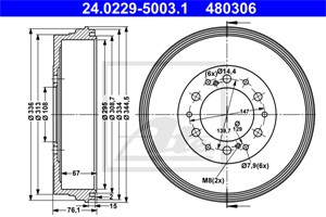 Bromstrumma, Bakaxel, TOYOTA FORTUNER, HILUX Flak/chassi, HILUX Pick-up VII, HILUX Pick-up VIII, 42431-0K120, 42431-0K130