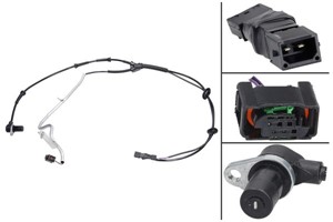 ABS-givare, Sensor, hjulvarvtal, Bakaxel vänster, AUDI A6 C5, A6 C5 Avant, 4B0 927 807 R