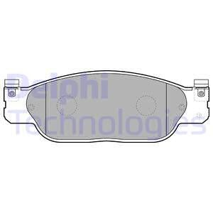 Bromsbeläggsats, Framaxel, JAGUAR S-TYPE II, XJ, C2C15990, C2C23786, XR810210, XR812435, XR813324, XR837417