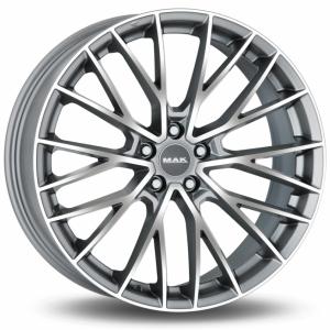MAK Speciale-D Gun Metal Machined Face 9.5x19 5/120 ET40 B72.6