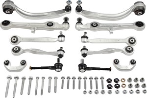 Reparationssats, Länkarm, Fram, höger eller vänster, AUDI A4 B6, A4 B6 Avant, A4 B6 Cabriolet, 4B0419811G, 4D0407693, 4D0407693AC, 4D040