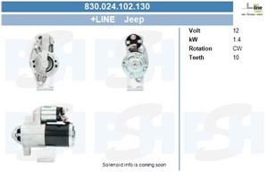 Startmotor, JEEP COMMANDER, GRAND CHEROKEE III, GRAND CHEROKEE IV, 56044736AC, M000T23271, M000T23271ZC, M0T23271, M0T23271ZC