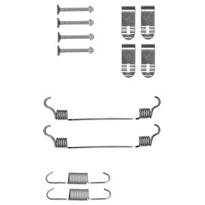Tillbehörssats, bromsbackar, parkeringsbroms, Bakaxel, HYUNDAI SANTA FÉ II, KIA SORENTO II