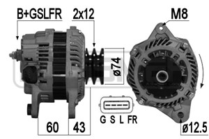 Generator, MITSUBISHI PAJERO IV, A003TG4579, A003TG4579AM, A003TG4579ZZ9, A3TG4579, A3TG4579AM, A3TG4579ZZ9