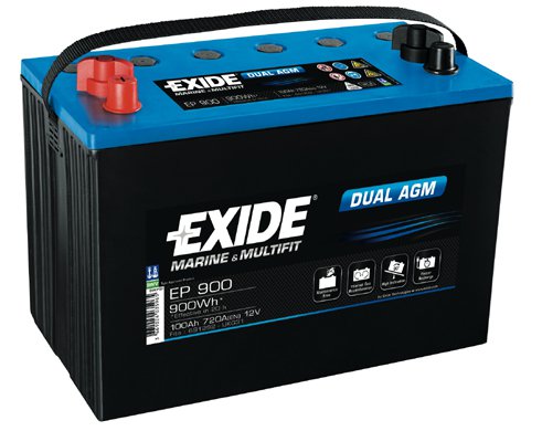 Batteri Dual AGM 100Ah