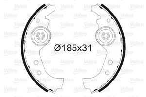 Bromsbackar, sats, Bakaxel, Framaxel, ABARTH,FIAT,LANCIA,SEAT,YUGO, 1300150, 4352373, 4382264, 46602666, 5880891, 5881040, 5881214, 5882