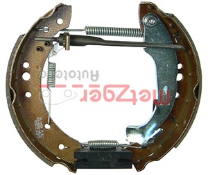 Bromsbackar, sats, Bakaxel, CITROËN C2, C3 I, C3 II, C3 Pluriel, DS3, DS3 Cabriolet, PEUGEOT 1007