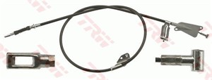 Vajer, parkeringsbroms, Bak, Vänster, NISSAN ALMERA II, ALMERA Hatchback II, 36531-BM700, 36531-BN80A