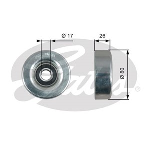 Styrrulle, drivrem, HONDA CITY Sedan IV, CIVIC Hatchback VIII, INSIGHT, JAZZ II, 38942PHM004, 38942PWA004