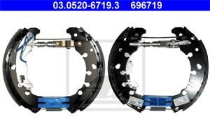 Bromsbackar, sats, Bakaxel, OPEL CORSA D, CORSA D Skåp/halvkombi, CORSA E, CORSA E Skåp/halvkombi, VAUXHALL CORSAVAN Mk IV