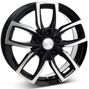 Image Vector Black Polished 6.5x16 5/108 ET46 B65.1