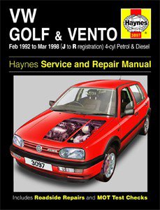 Haynes Reparationshandbok, VW Golf & Vento Petrol & Diesel, Universal