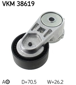 Spännrulle, flerspårsrem, JEEP GRAND CHEROKEE II, WRANGLER II, 04854089AB, 4854089A
