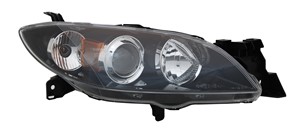 Strålkastare, Höger, MAZDA 3 Sedan, BN8V510K0, BN8V-51-0K0, BN8V510K0A, BN8V-51-0K0A, BN8V510K0D, BN8V-51-0K0D, BN8V510K0E, BN8V-51-0K0E