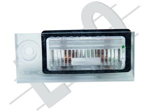 Belysning, registreringsskylt, Höger, AUDI A4 B5 Avant, A6 C5, 4B5943022