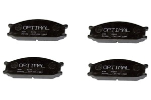 Bromsbeläggsats, Fram, MITSUBISHI L 300 / DELICA Buss II, L 300 / DELICA Skåp II, MB150804, MB150824, MB377820, MB895155