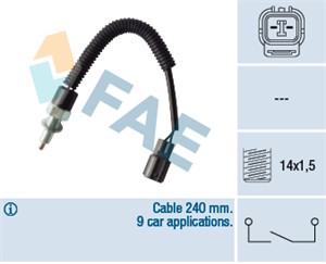 Brytare, backljus, HONDA CR-V I, FR-V, HR-V, STREAM, LAND ROVER DISCOVERY II, 0 4255 5917, 004255 5917, 04255 5917, 35600-PBW-003, 4255
