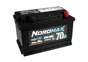 Nordmax SMF 12V 70Ah 640A, passar många modeller, 09201470ER, 09201873EU, 1062548, 1072345, 1130882, 1130888, 1201104, 1201213, 120126