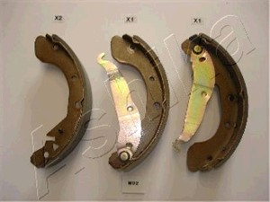 Bromsbackar, sats, Bakaxel, CHEVROLET REZZO Minibus, minivan, DAEWOO REZZO, 96349066, 96394977