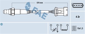 Lambdasond, CITROËN,PEUGEOT,RENAULT,VOLVO, 1275189, 1628.8Z, 172027123R, 77 00 105 557, 9135664-2