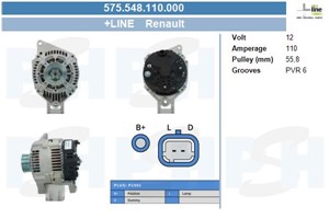 Generator, DACIA,RENAULT, 7700105539, 7711134267, 8111921