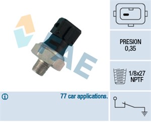 Varningsswitch, oljetryck, HONDA,LAND ROVER,MG,ROVER, 37240-P5T-G00, 504109529, 504109529EZ, 5801291814, 5801455941, 7 350 847 S1, 7 350