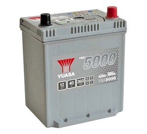 Yuasa Silver Högprestanda Batteri 12V 40Ah 360A, HONDA,HYUNDAI,KIA,MITSUBISHI,PIAGGIO, 371100X000
