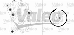 Startmotor, RENAULT CLIO II, KANGOO, KANGOO Express, 7700100647, 7711134260