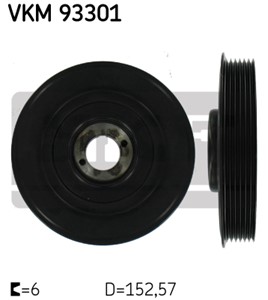 Remskiva, vevaxel, CITROËN,FIAT,LANCIA,PEUGEOT, 0515.P2, 0515.T8, 0515.V5, 0515.V6, 9467597180, 9641548980