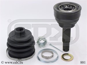 Drivknut, På hjulsidan, framaxel vänster, HYUNDAI LANTRA I, LANTRA II, LANTRA Kombi II, SONATA II, SONATA III, 490734A00, 4950734A01