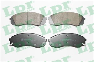 Bromsbeläggsats, Framaxel, HYUNDAI H-1 Cargo, H-1 Travel, KIA CARNIVAL / GRAND CARNIVAL III, 581014DE00, 581014HA00, 581014HA50