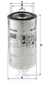 Bränslefilter, ALFA ROMEO,FIAT,LANCIA,LDV,PIAGGIO, 4 531 2010 F, 527990001, 77362338, B004761