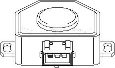 Sensor, gasspjäll, BMW 3 [E30], 5 [E28, E34], 6 [E24], 7 [E23, E32], 1 273 265, 1363 1 273 265