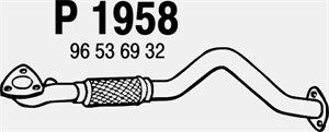 Avgasrör, Fram, CHEVROLET AVEO / KALOS Halvkombi, AVEO / KALOS Sedan, DAEWOO KALOS, 96536866, 96536980