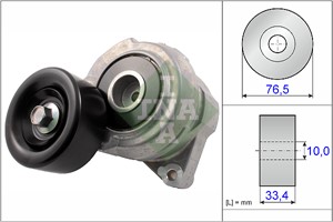Sträckare, flerspårsrem, ACURA TSX, HONDA ACCORD VIII, ACCORD Kombi VIII, ACCORD Sedan IX, 31170R40A01, 31170-R40-A01, 31170R40A02, 3117