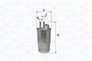 Bränslefilter, RENAULT, 164001137R, 164005033R, 8200911875, 8200911877